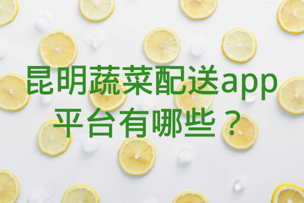 昆明蔬菜配送app平臺有哪些？